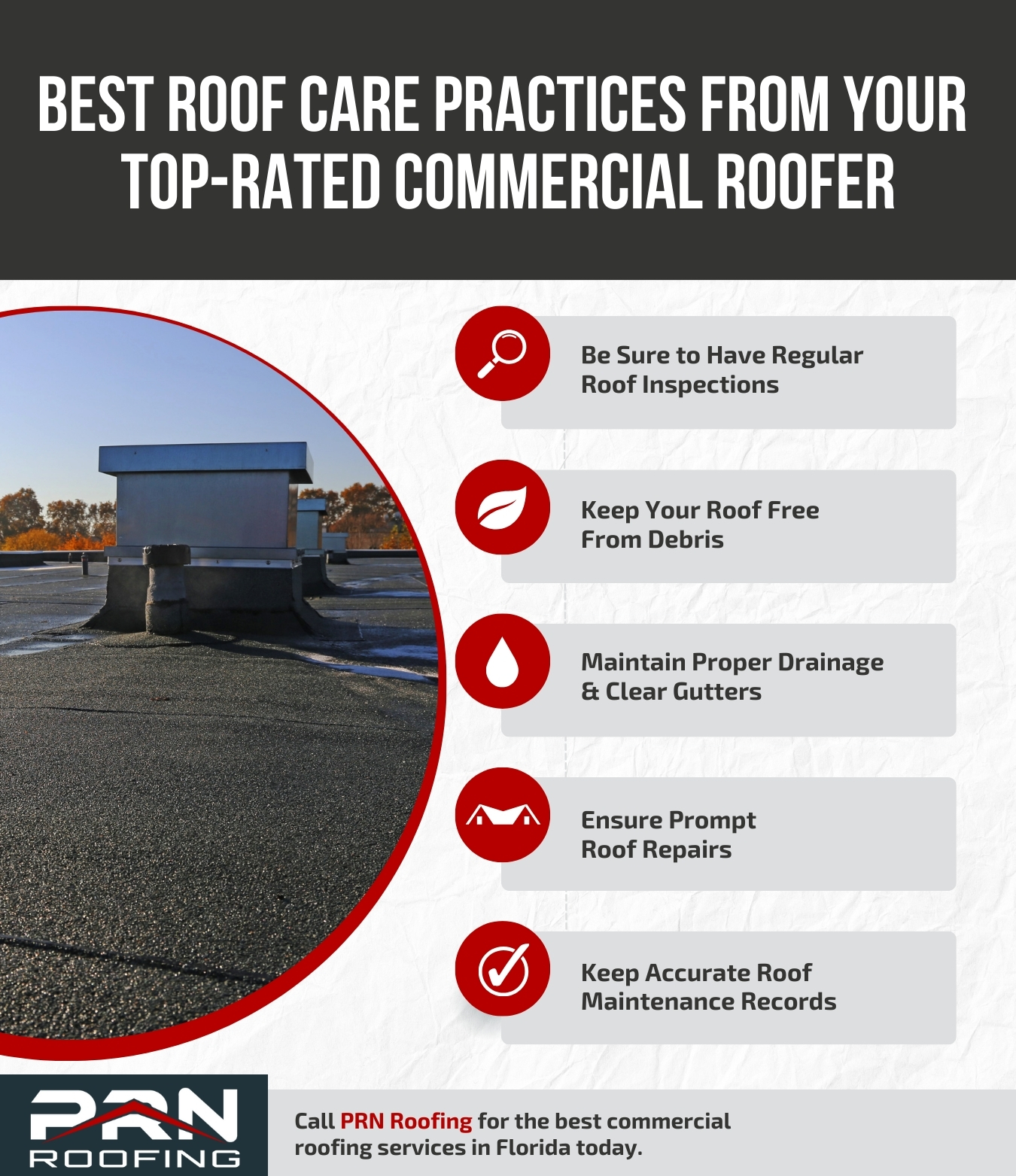 Best Roof Care Practices from Your Top-Rated Commercial Roofer - Infographic